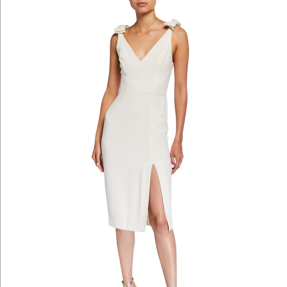 Zimmermann Espionage Bow Dress in Pearl Size 1